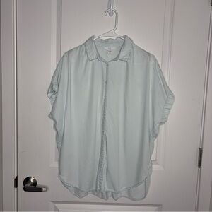 Time and Tru Light Blue Blouse